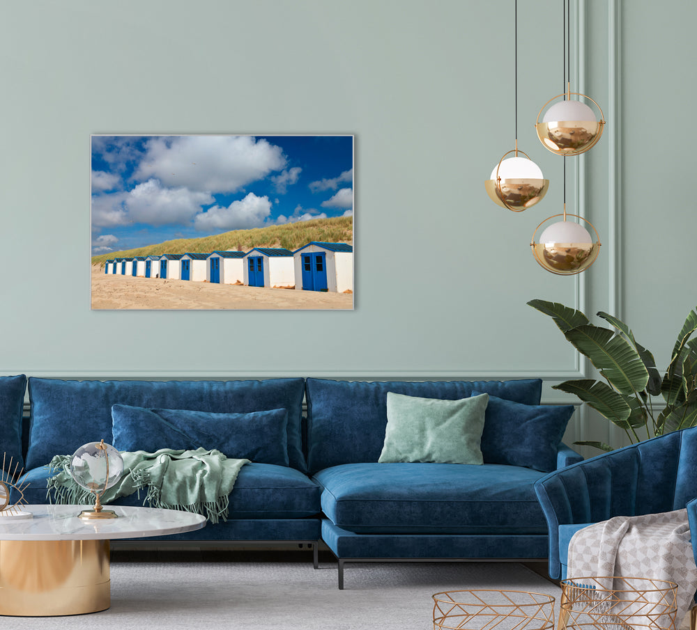 Bild & Rahmen Reihe mit Strandhäusern