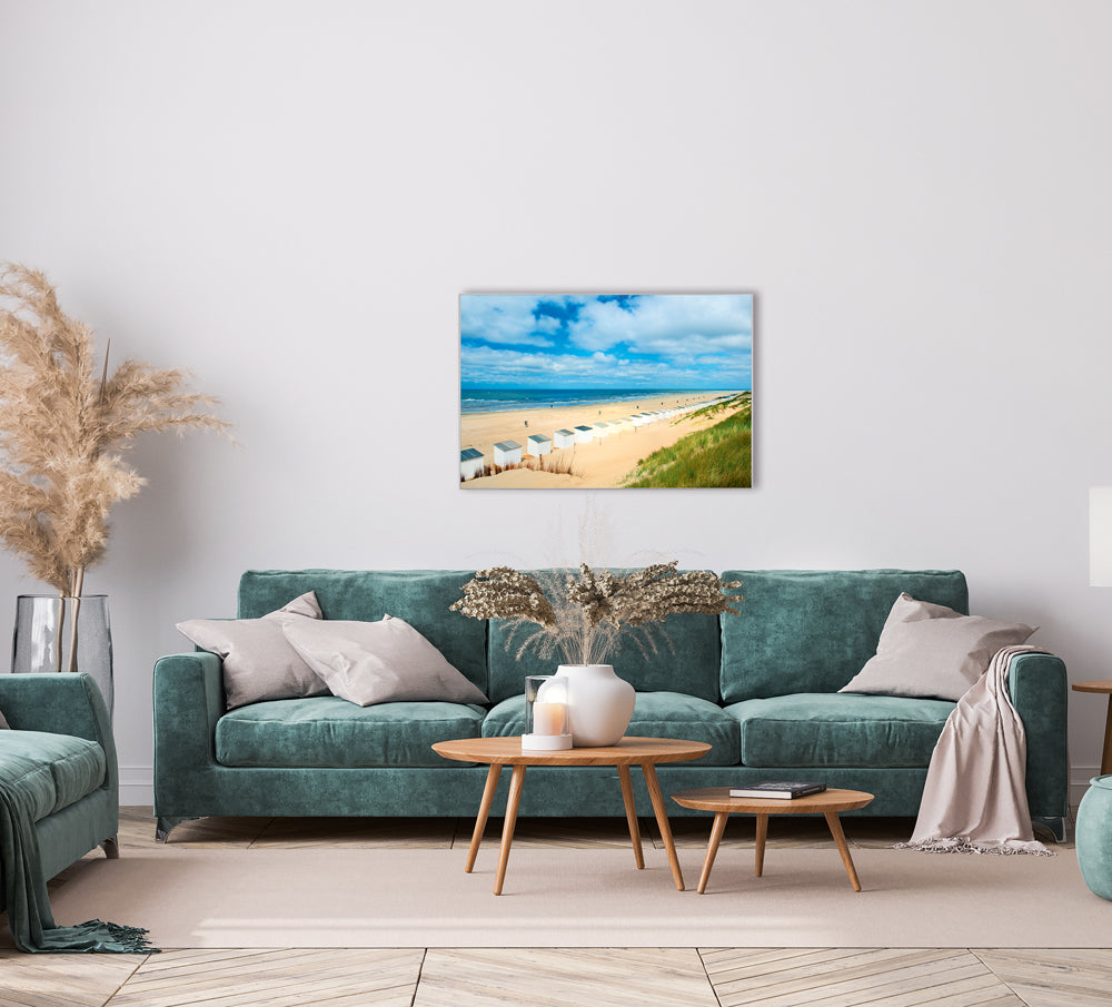 Bild & Rahmen Strandhäuser von oben