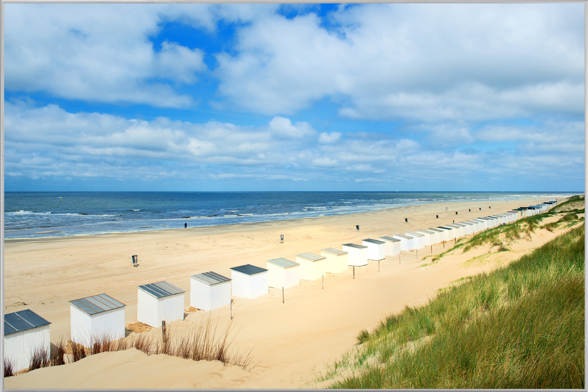 Bild & Rahmen Strandhäuser von oben