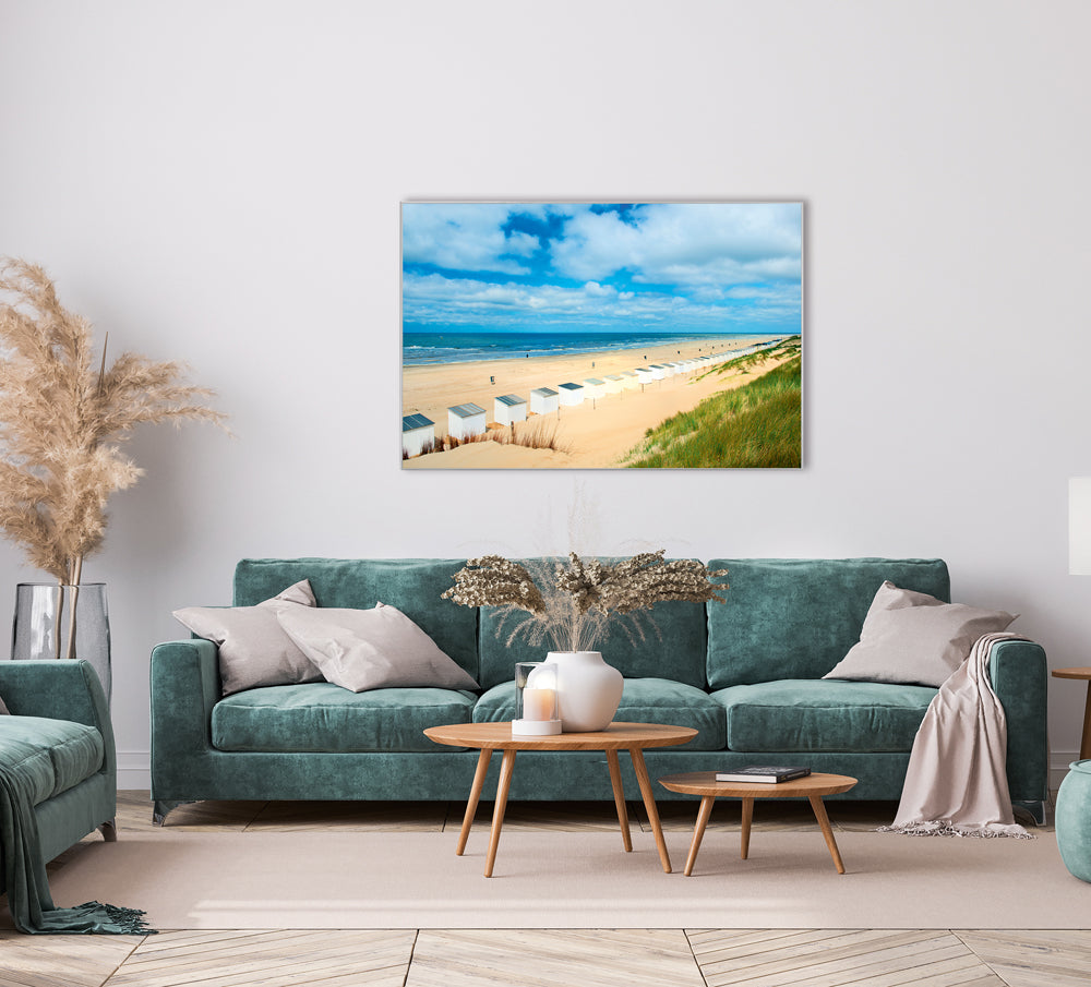 Bild & Rahmen Strandhäuser von oben