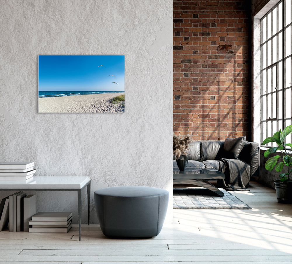 Bild & Rahmen Einsamer Strand