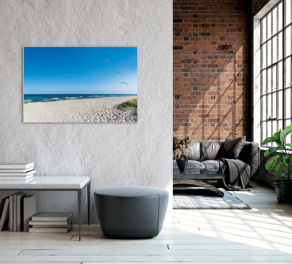 Bild & Rahmen Einsamer Strand