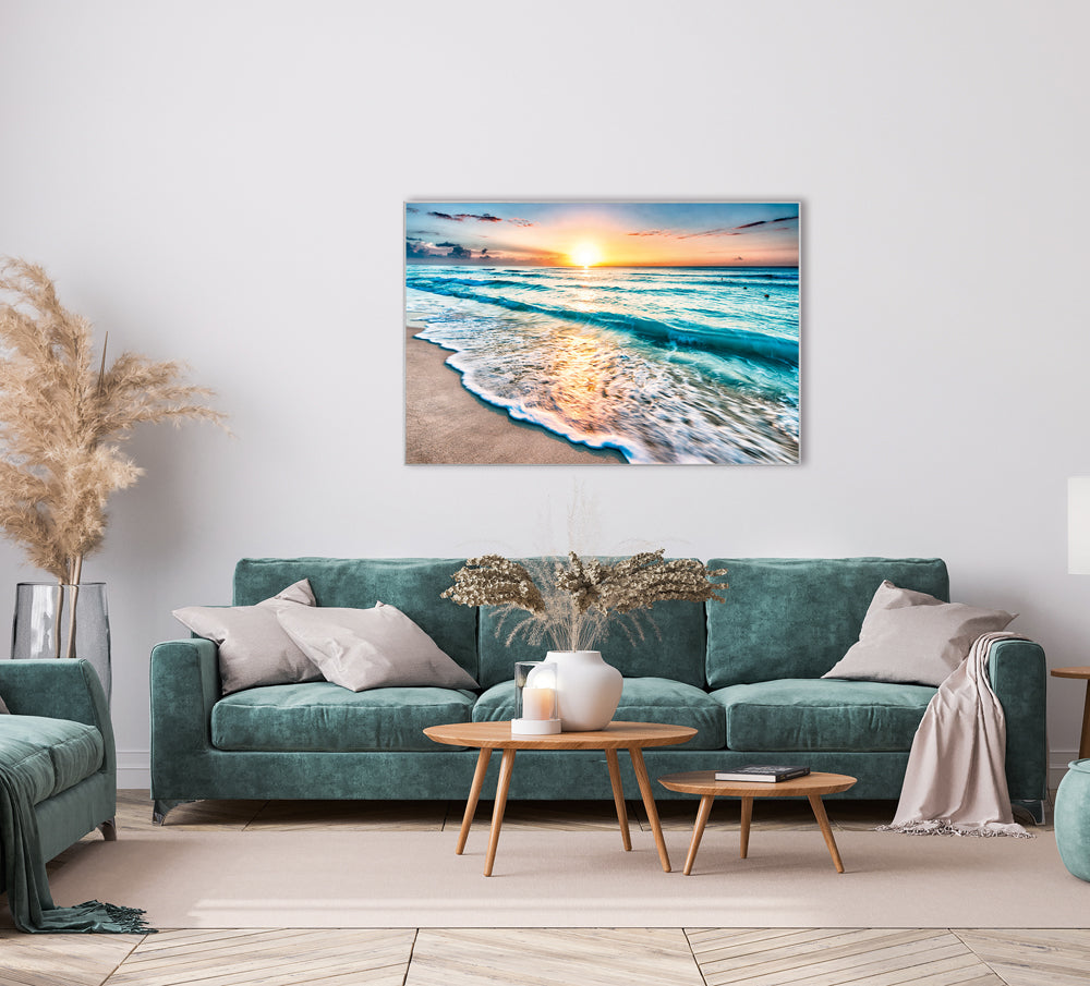 Image et cadre Vagues sur la plage