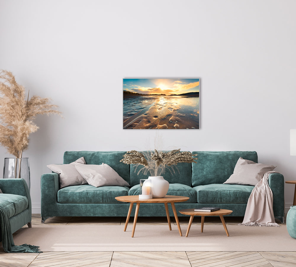 Bild & Rahmen Abendstimmung am Meer 2