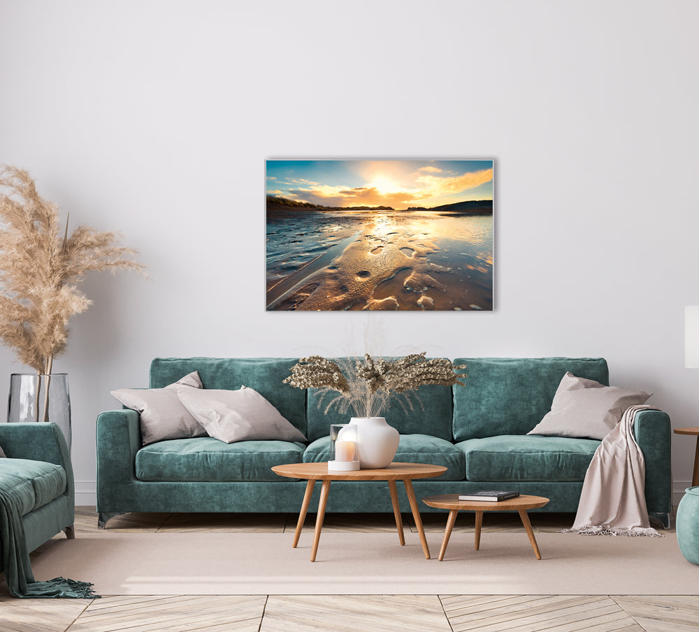 Bild & Rahmen Abendstimmung am Meer