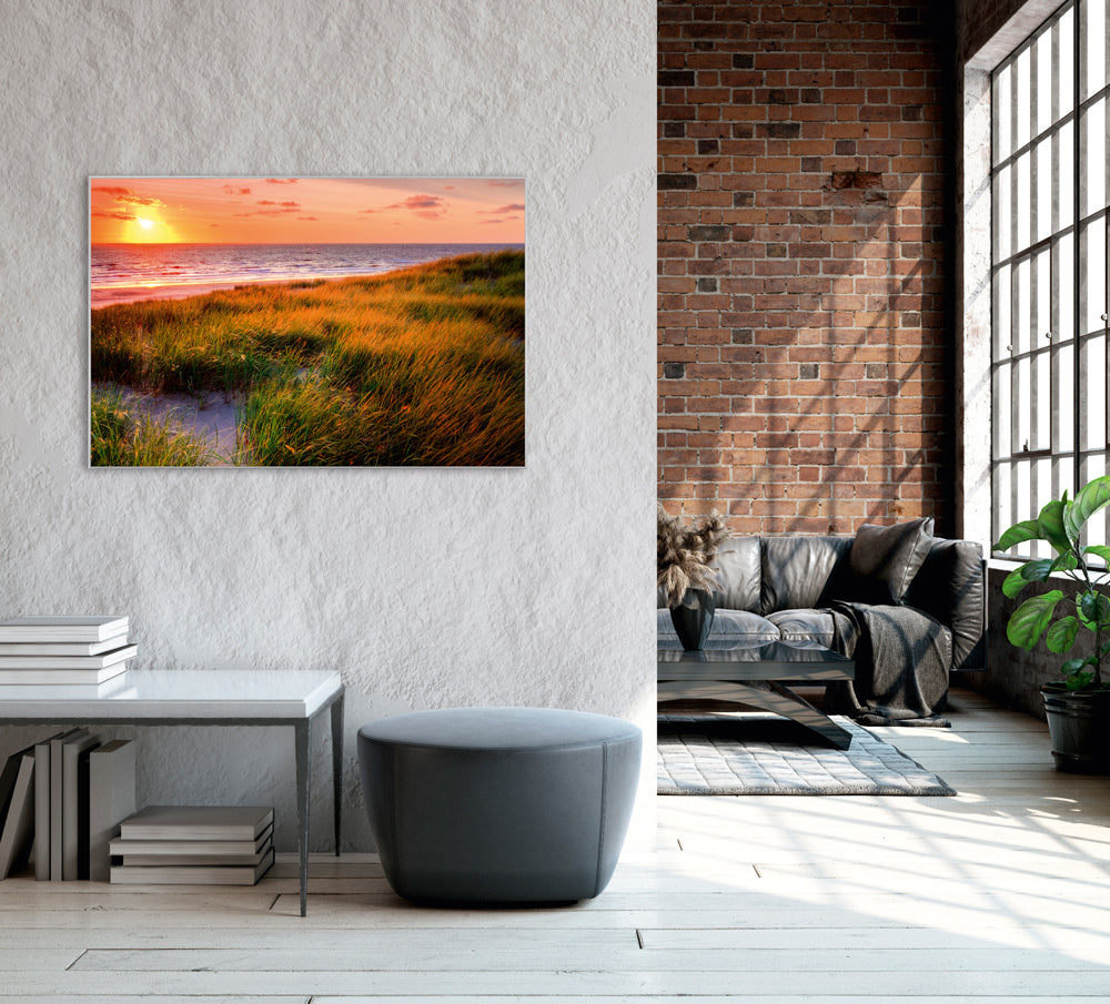 Bild & Rahmen Sonnenuntergang am Meer 2