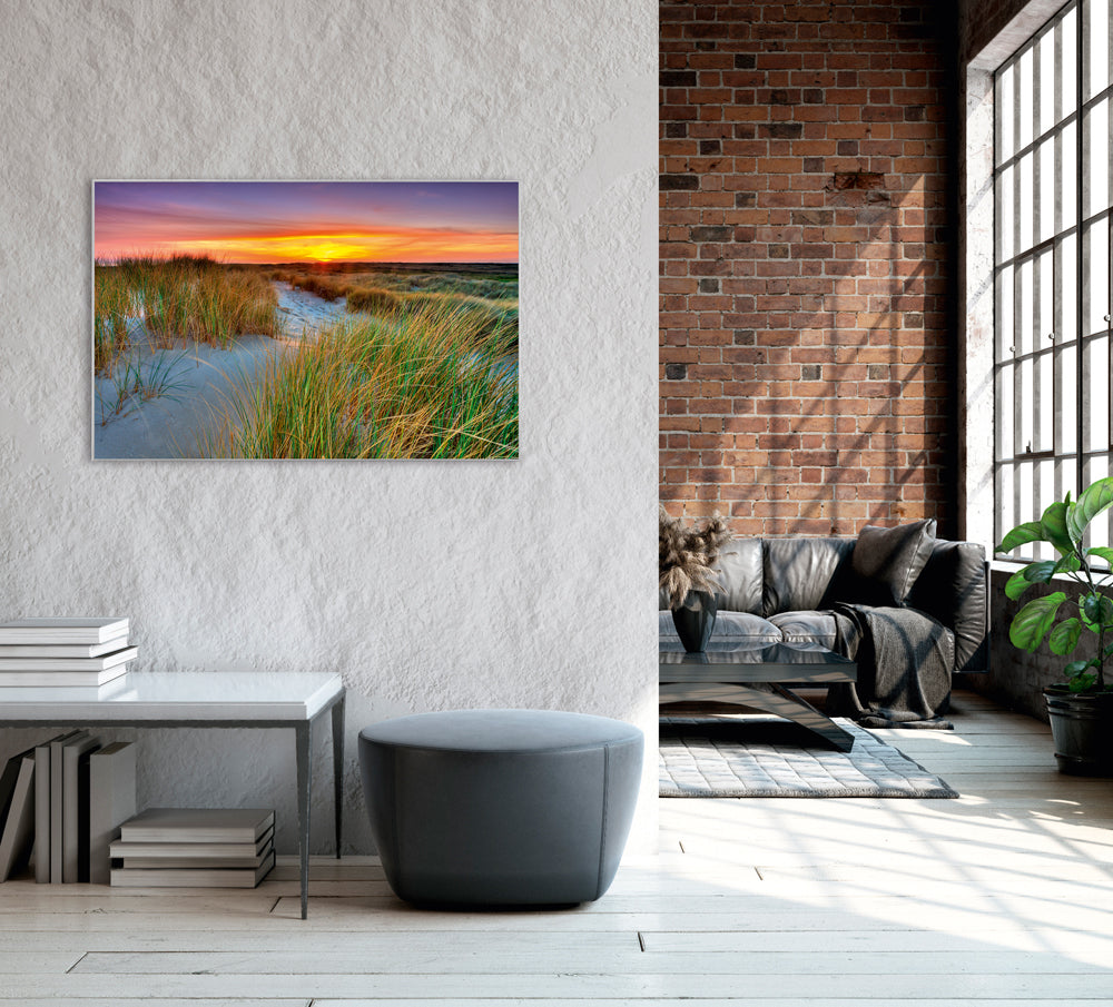 Picture & Frame Dune Landscape with Sunset