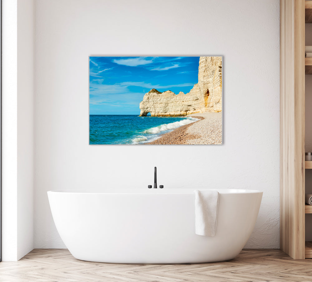 Image et cadre Falaises rugueuses