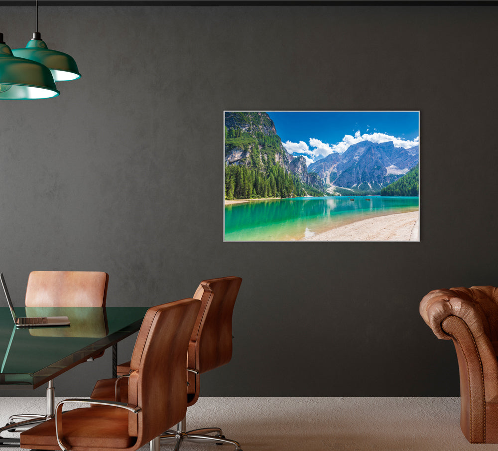 Bild & Rahmen Alpenfluss