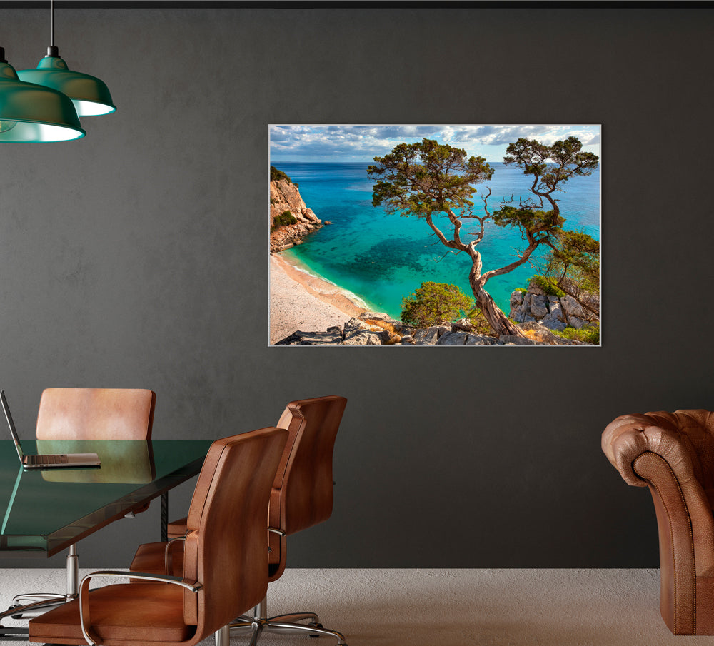 Image et cadre Falaise avec arbre