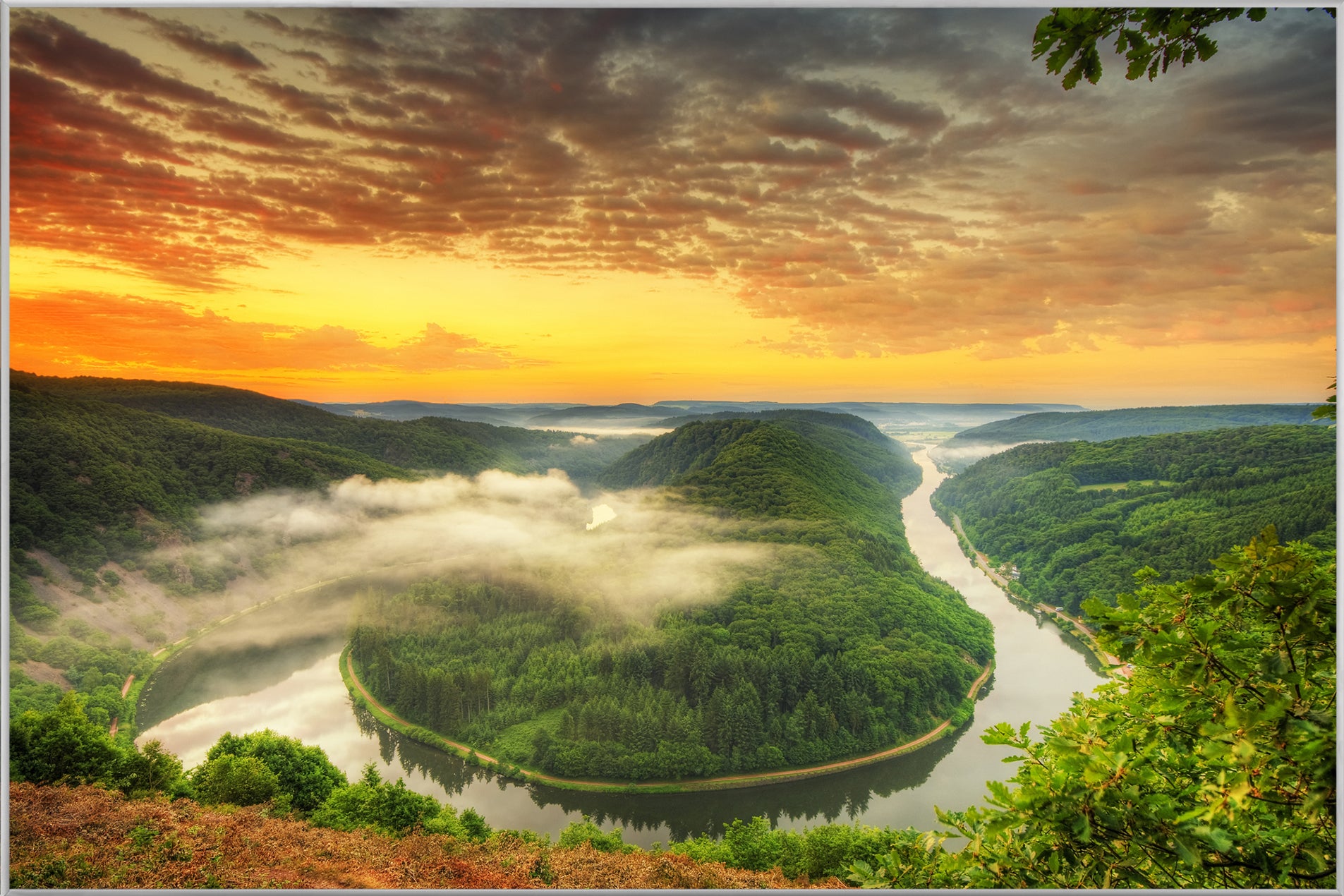 Bild & Rahmen Flußwindung