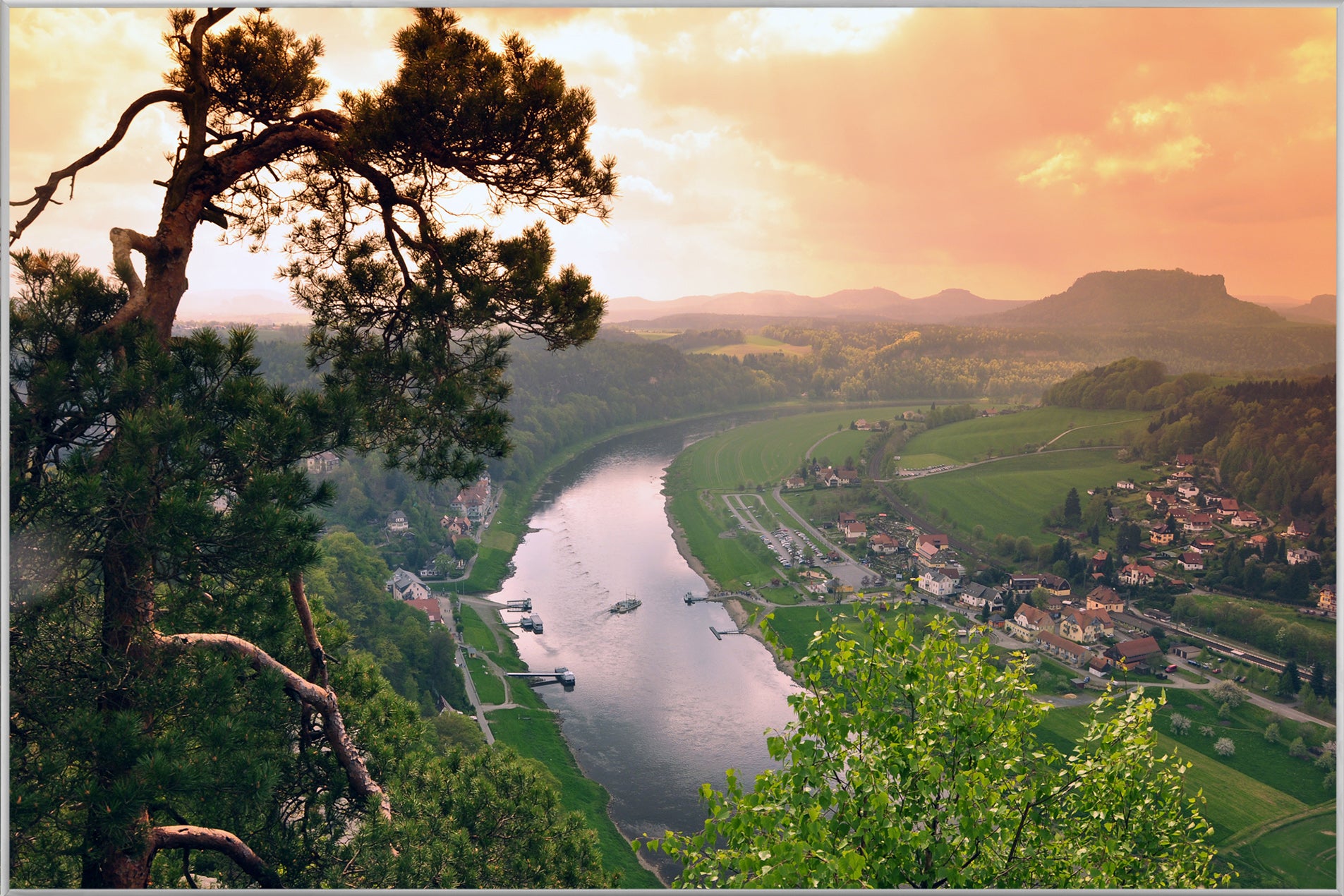 Bild & Rahmen Flußbiegung