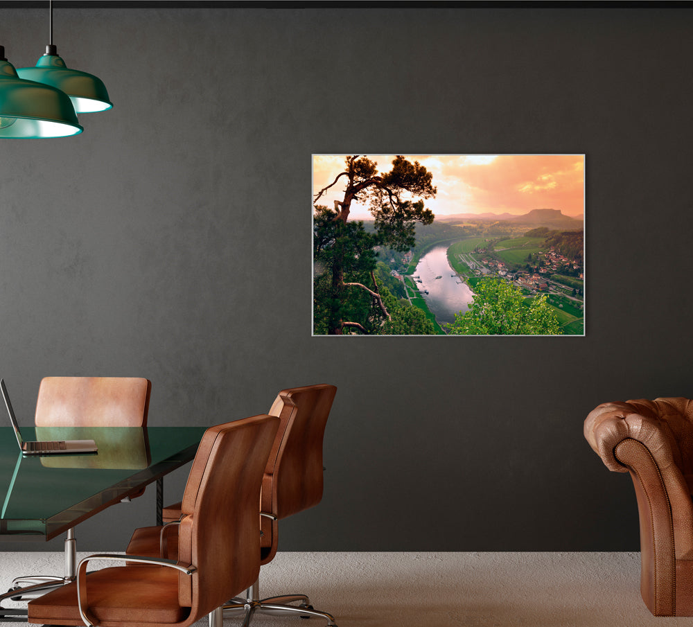 Bild & Rahmen Flußbiegung