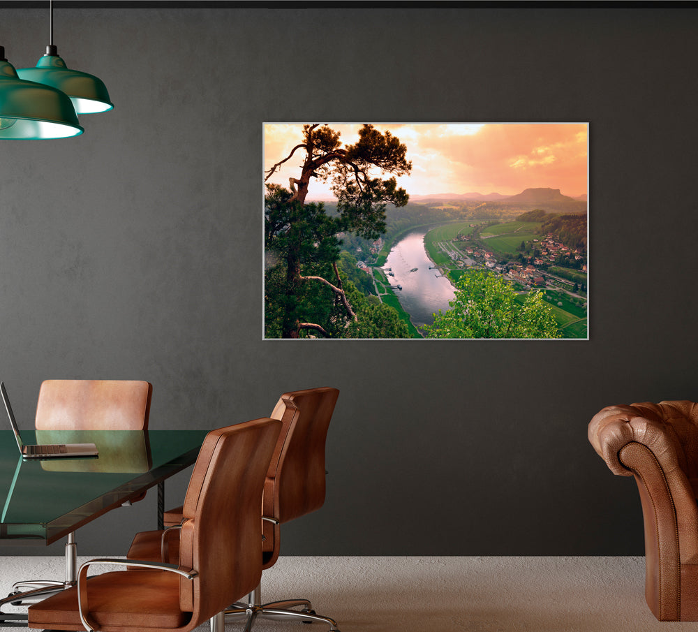 Bild & Rahmen Flußbiegung