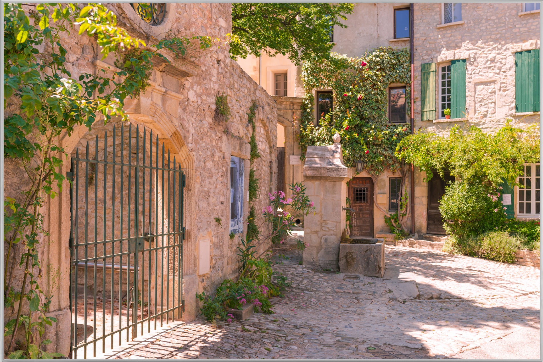 Bild & Rahmen Toskanischer Straßenzug 2