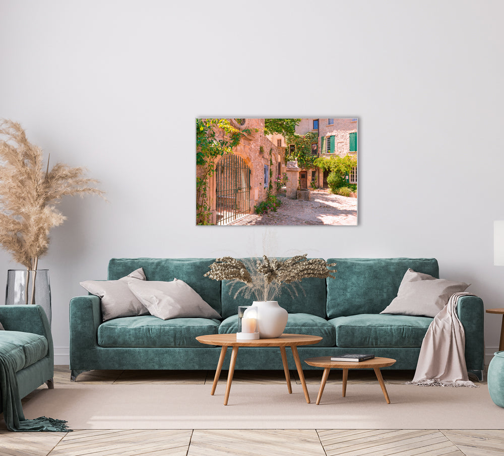 Bild & Rahmen Toskanischer Straßenzug 2