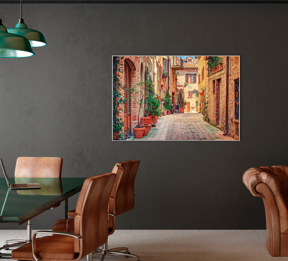 Bild & Rahmen Toskanischer Straßenzug 6