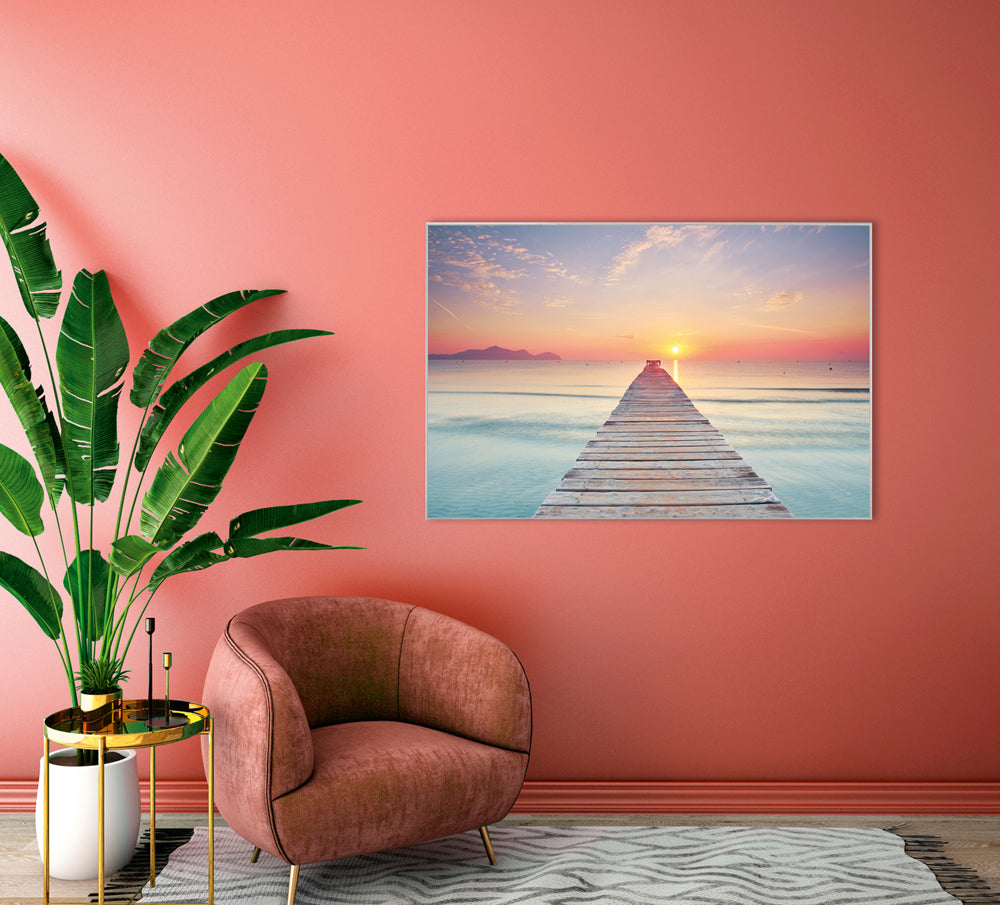 Picture & Frame Pier at Sunset