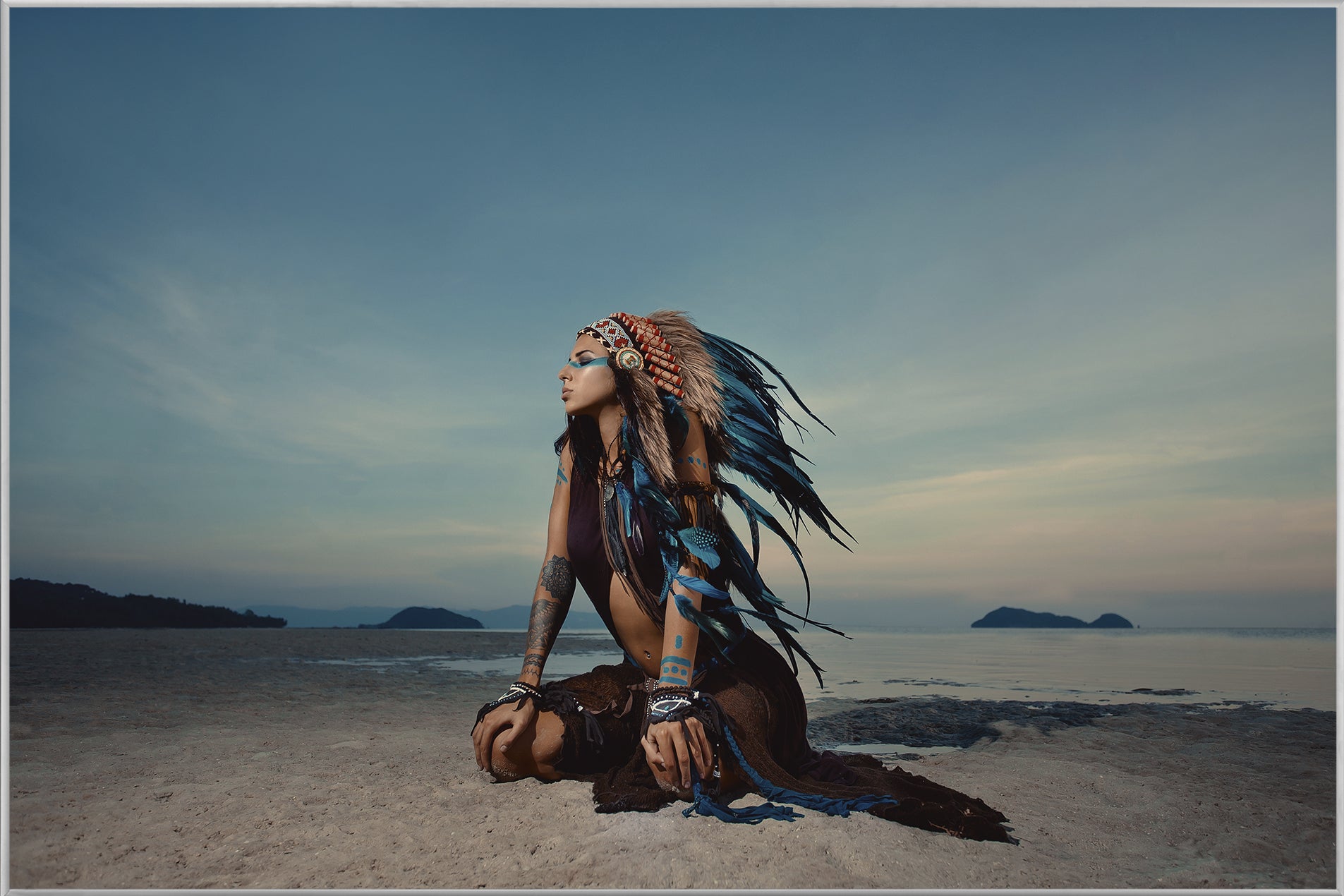 Picture & Frame Indian Woman