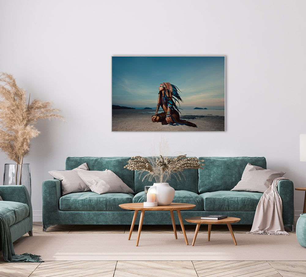 Image et cadre Femme indienne