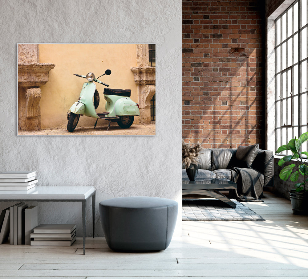 Picture & Frame Dolce Vita! Italian Scooter