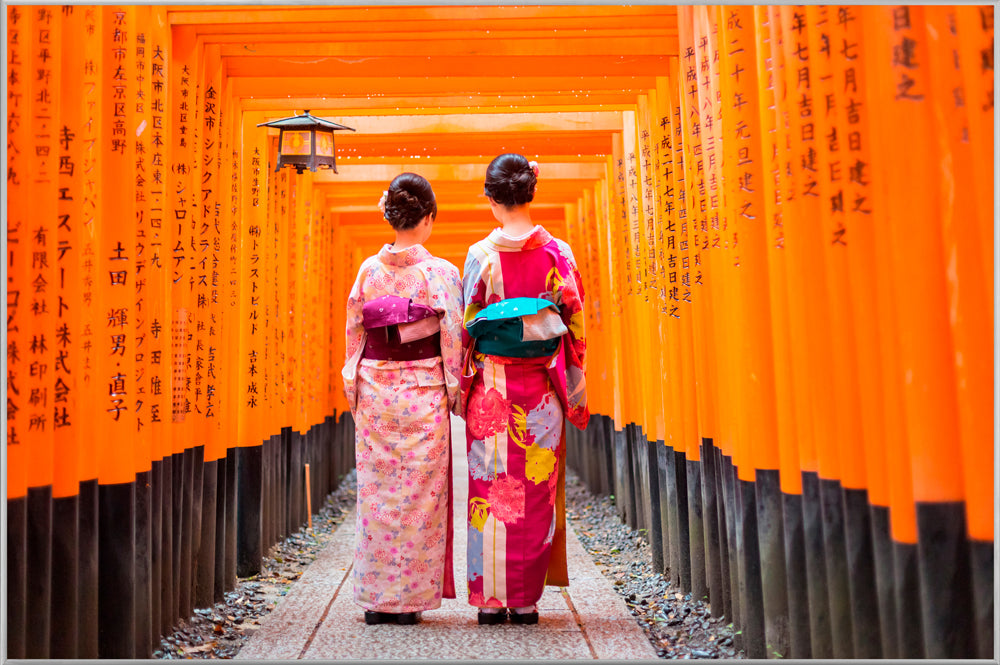 Bild & Rahmen 2 Japanerinnen