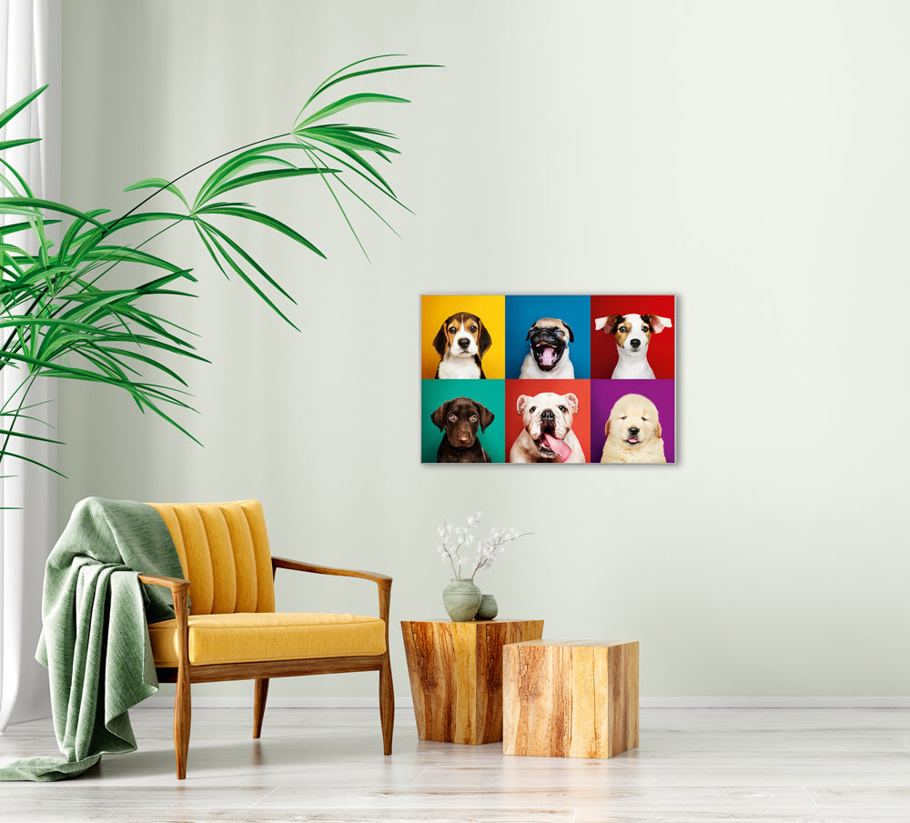 Picture & Frame Funny Dogs