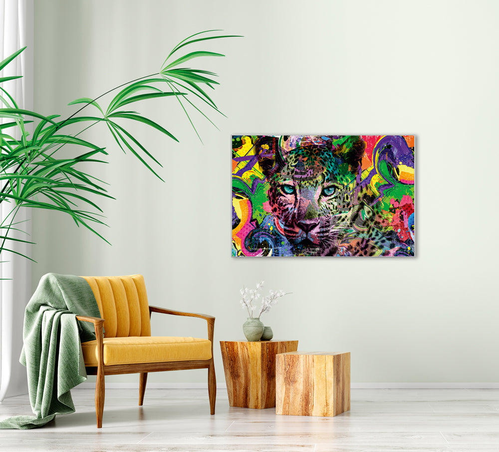 Picture & Frame Pop Art Leopard