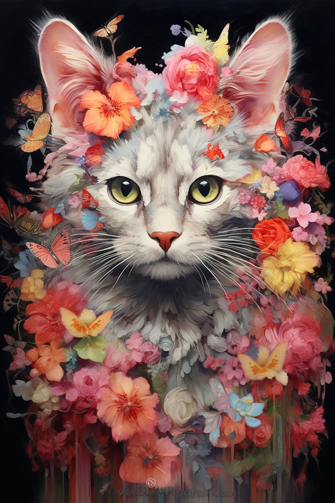 Flower Cat