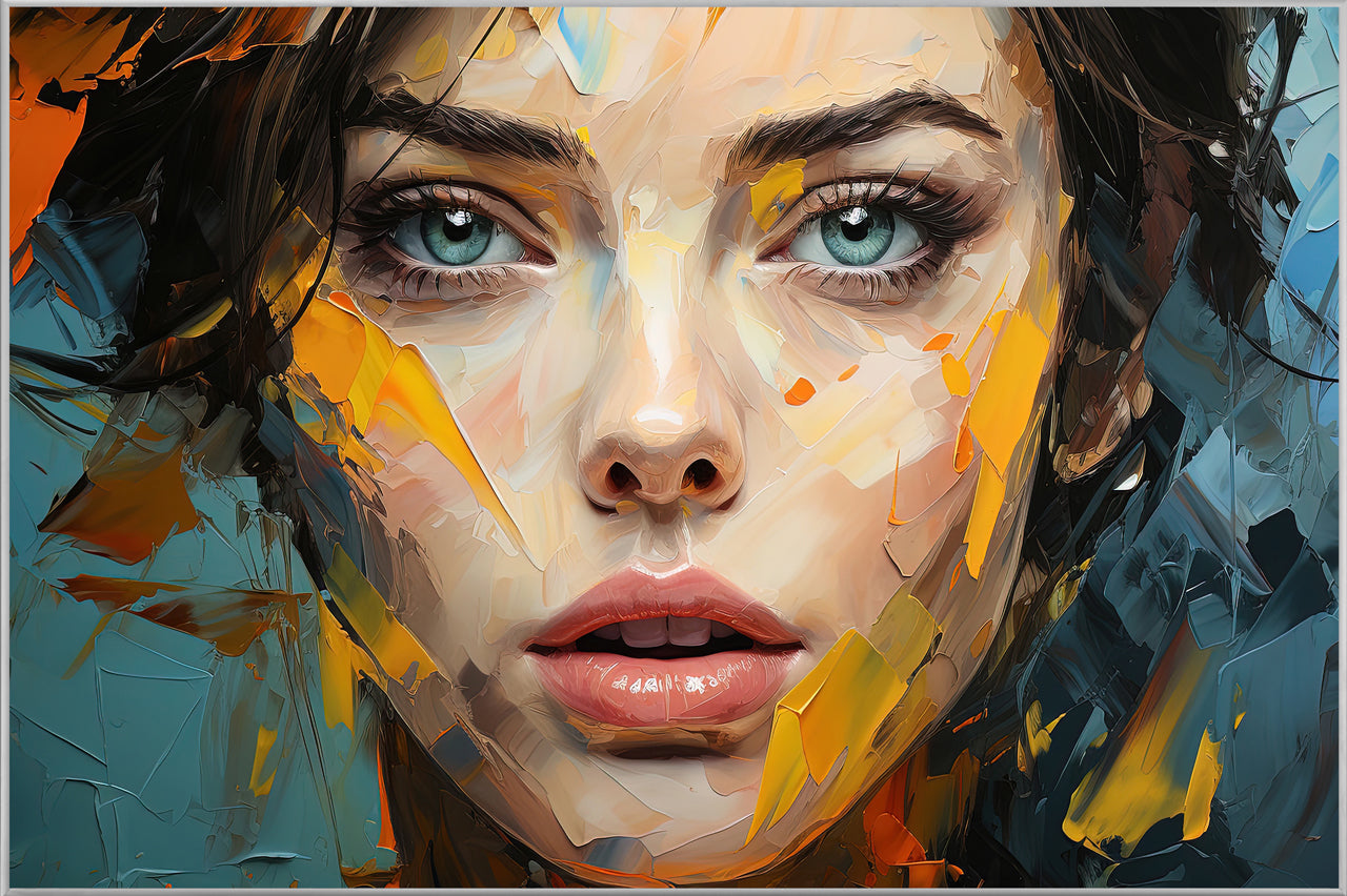 Bild & Rahmen Beauty with Splashes of Colour