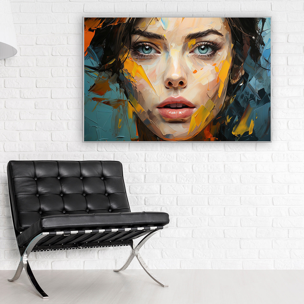 Bild & Rahmen Beauty with Splashes of Colour