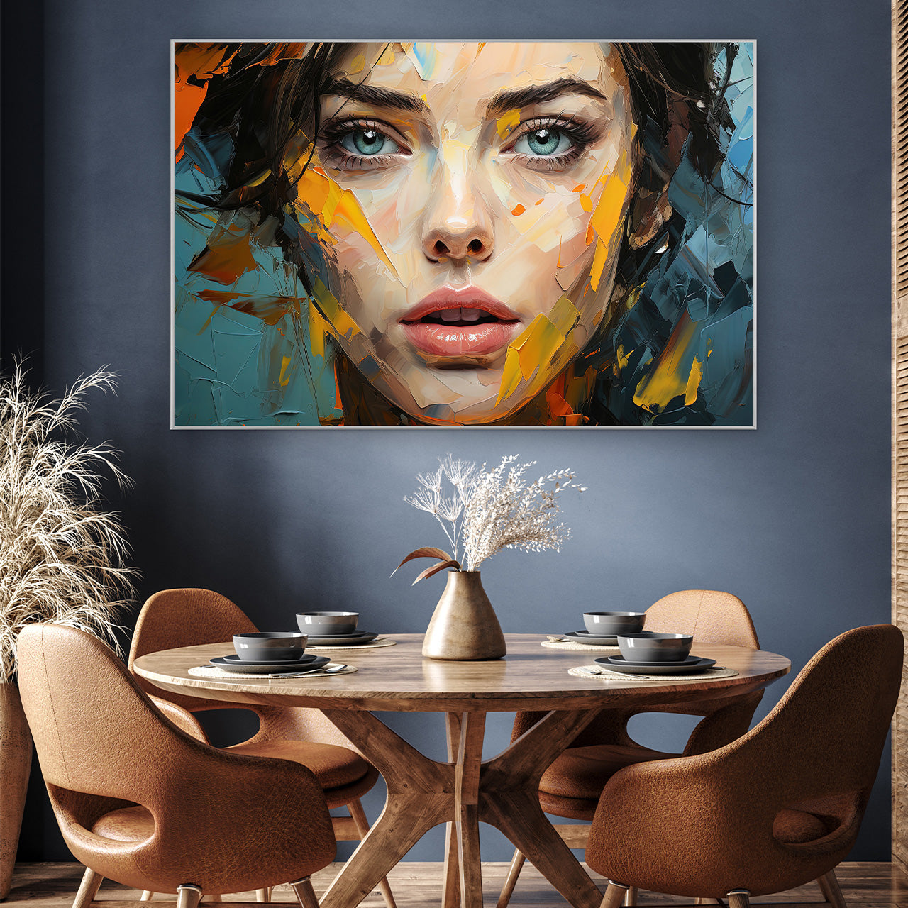 Image et cadre beauté avec des touches de couleur