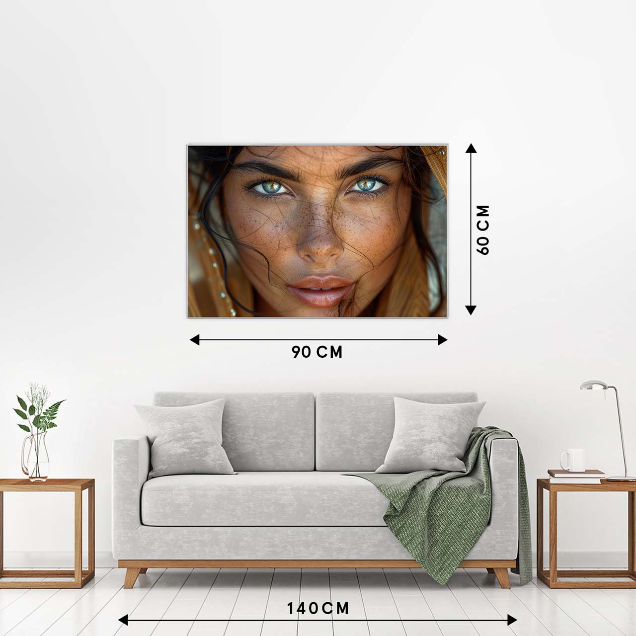 Bild & Rahmen Green Eyes Oriental