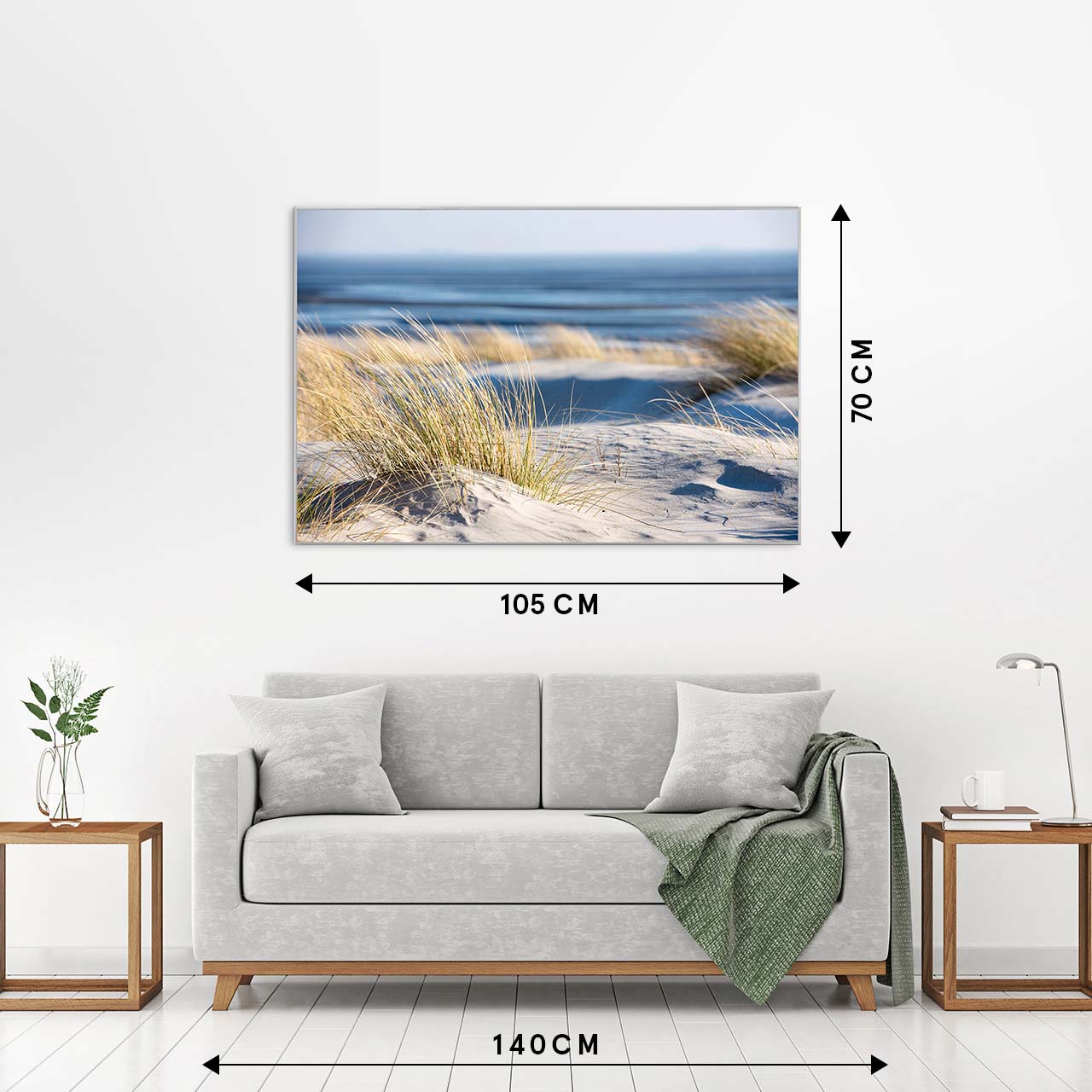 Photo et cadre sur la plage