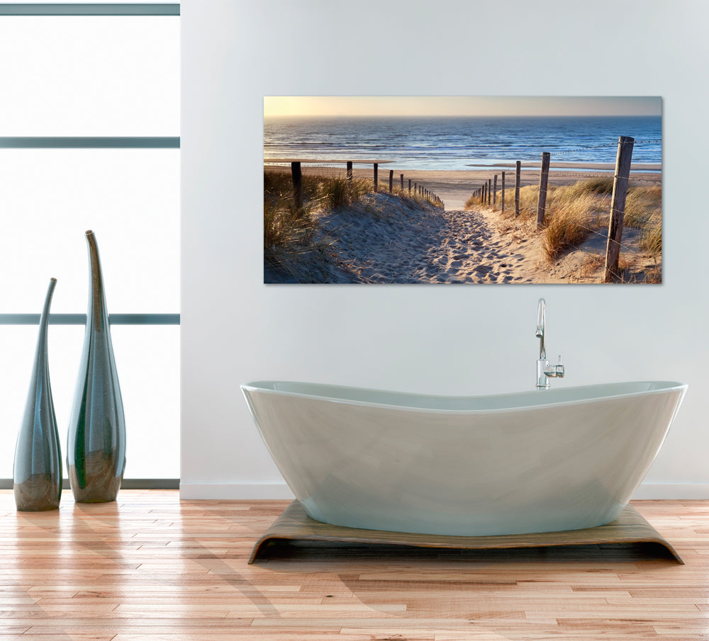 Acrylglasbild Sandweg zum Meer