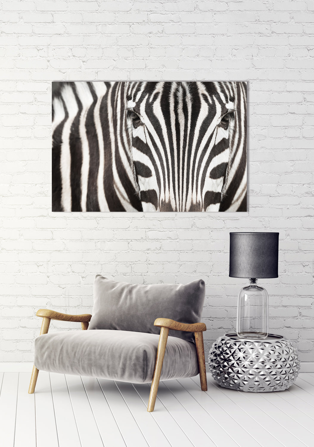 Acrylglasbild Zebra