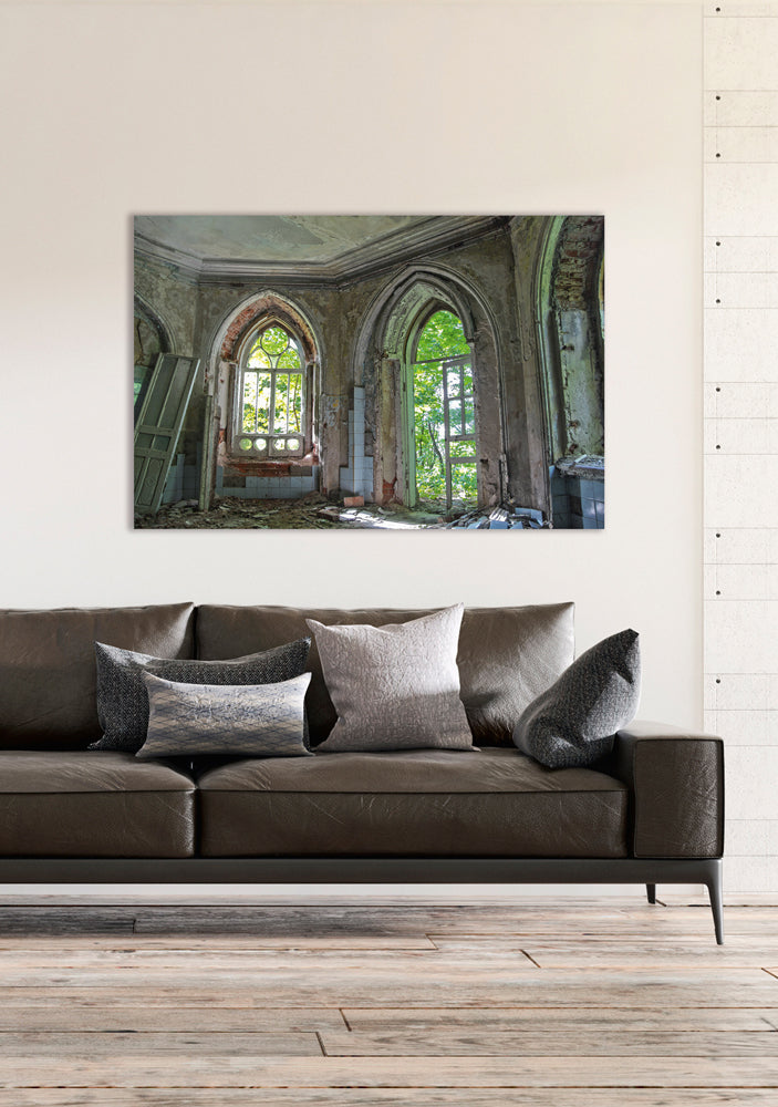 Acrylglasbild Lost Place Salon