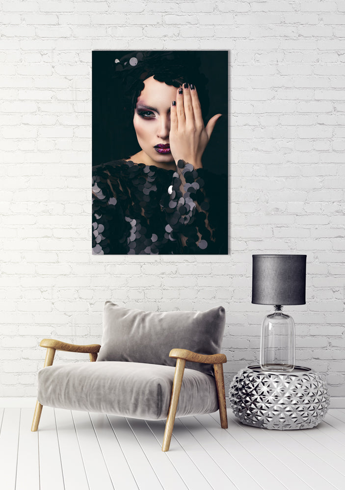 tableau en verre acrylique Mystical Beauty
