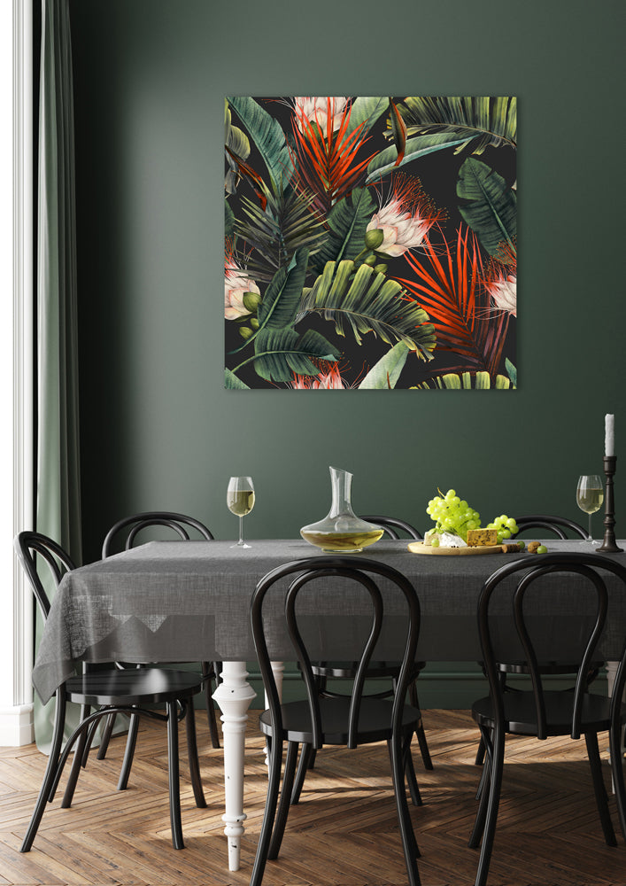 Acrylglasbild Blüten aus dem Dschungel