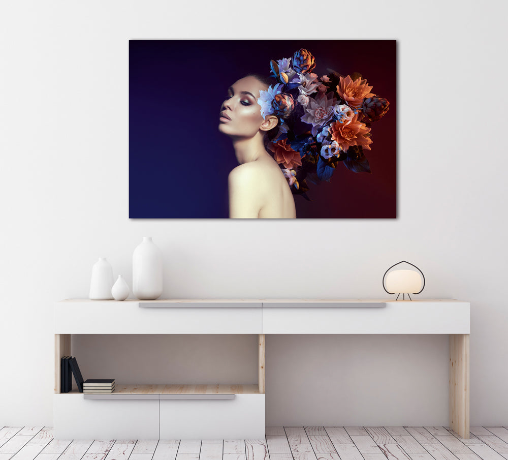 acrylic glass picture Flower Beauty
