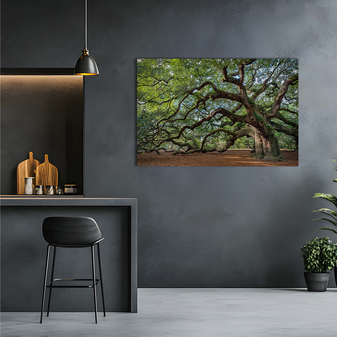 Acrylglasbild Faszination Baum