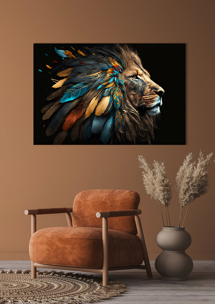 Acrylglasbild Indian King
