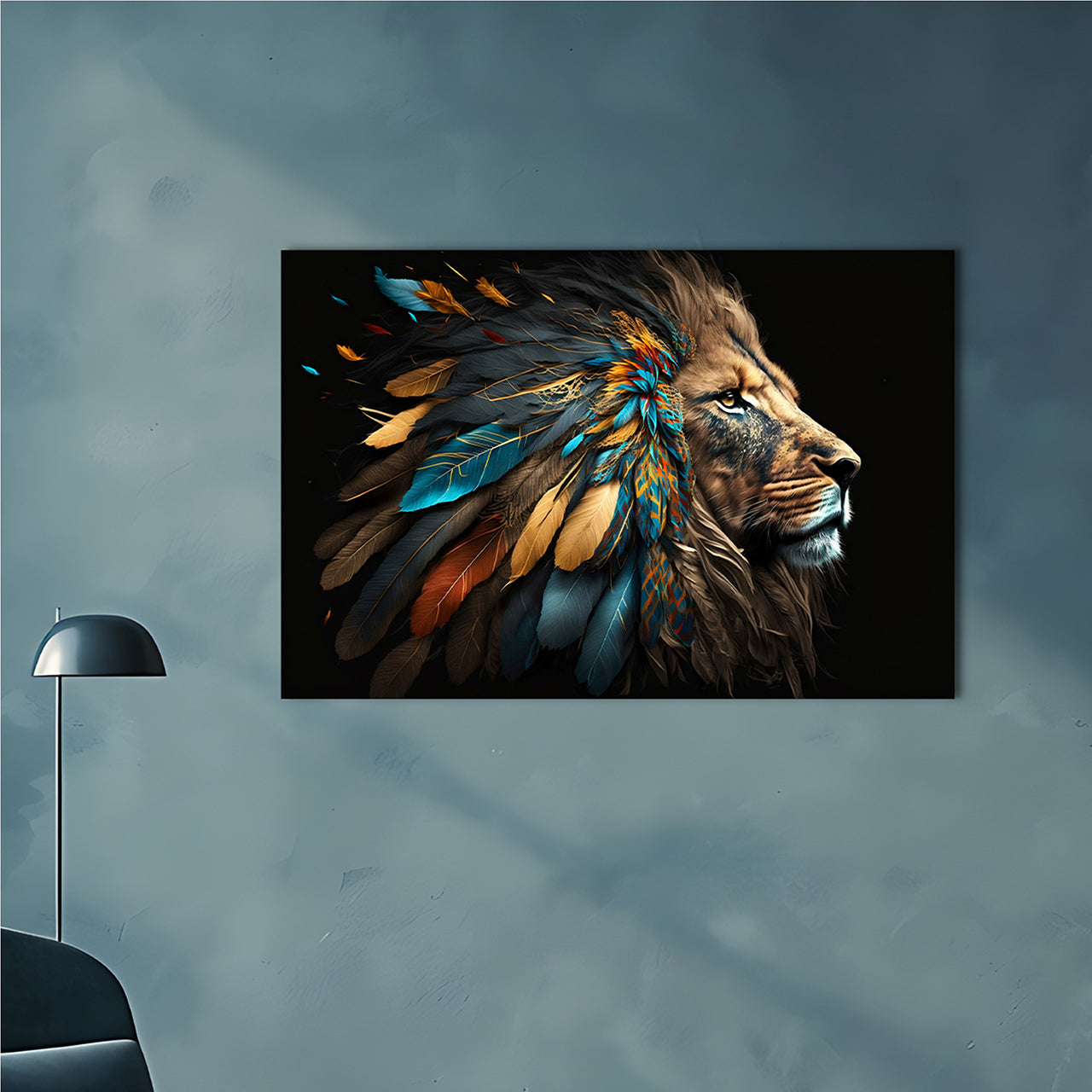 Acrylglasbild Indian King