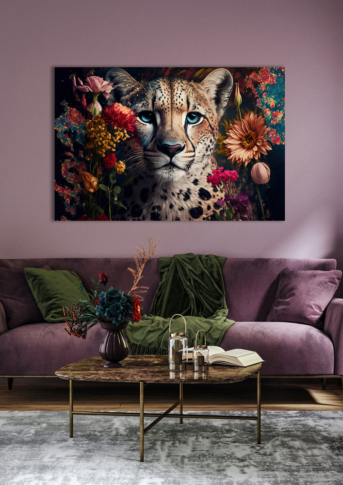 acrylic glass picture Leo Flowers