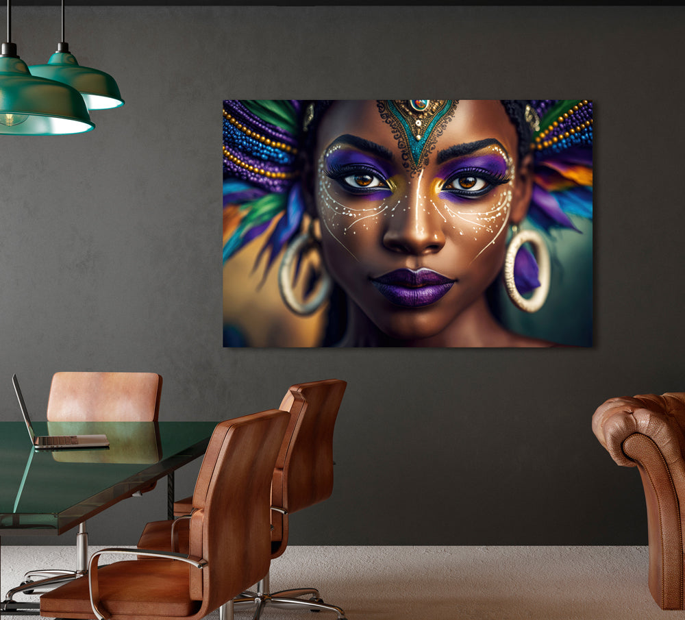 Acrylglasbild Samba Queen