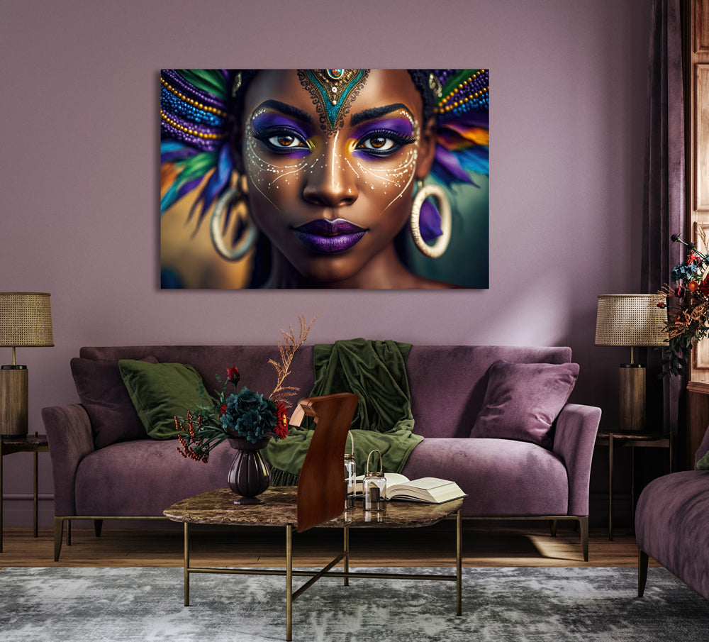 Acrylglasbild Samba Queen