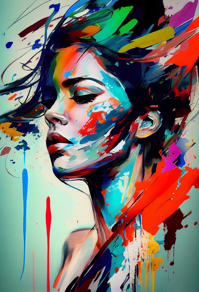 Acrylglasbild Colour Splash