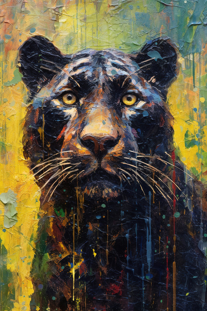Acrylglasbild Black Panther