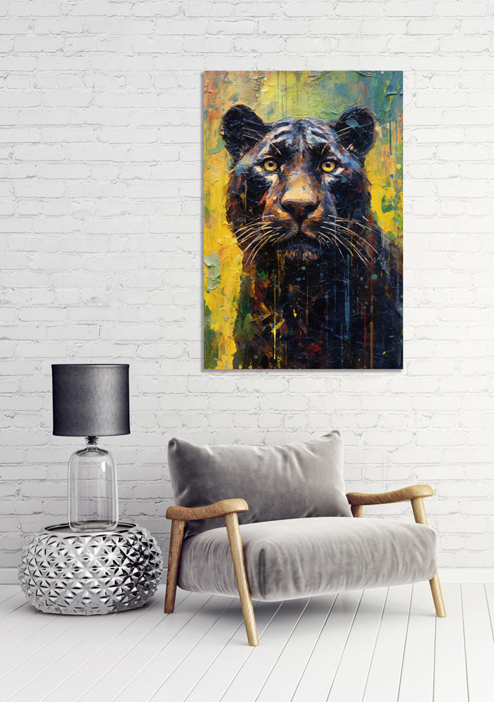 Acrylglasbild Black Panther