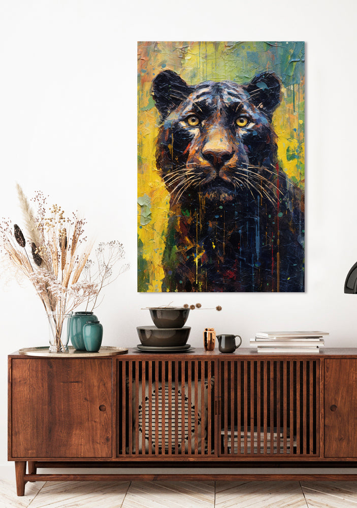 Acrylglasbild Black Panther